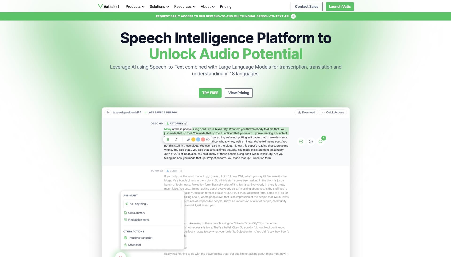 speech-to-text-api-vatistech
