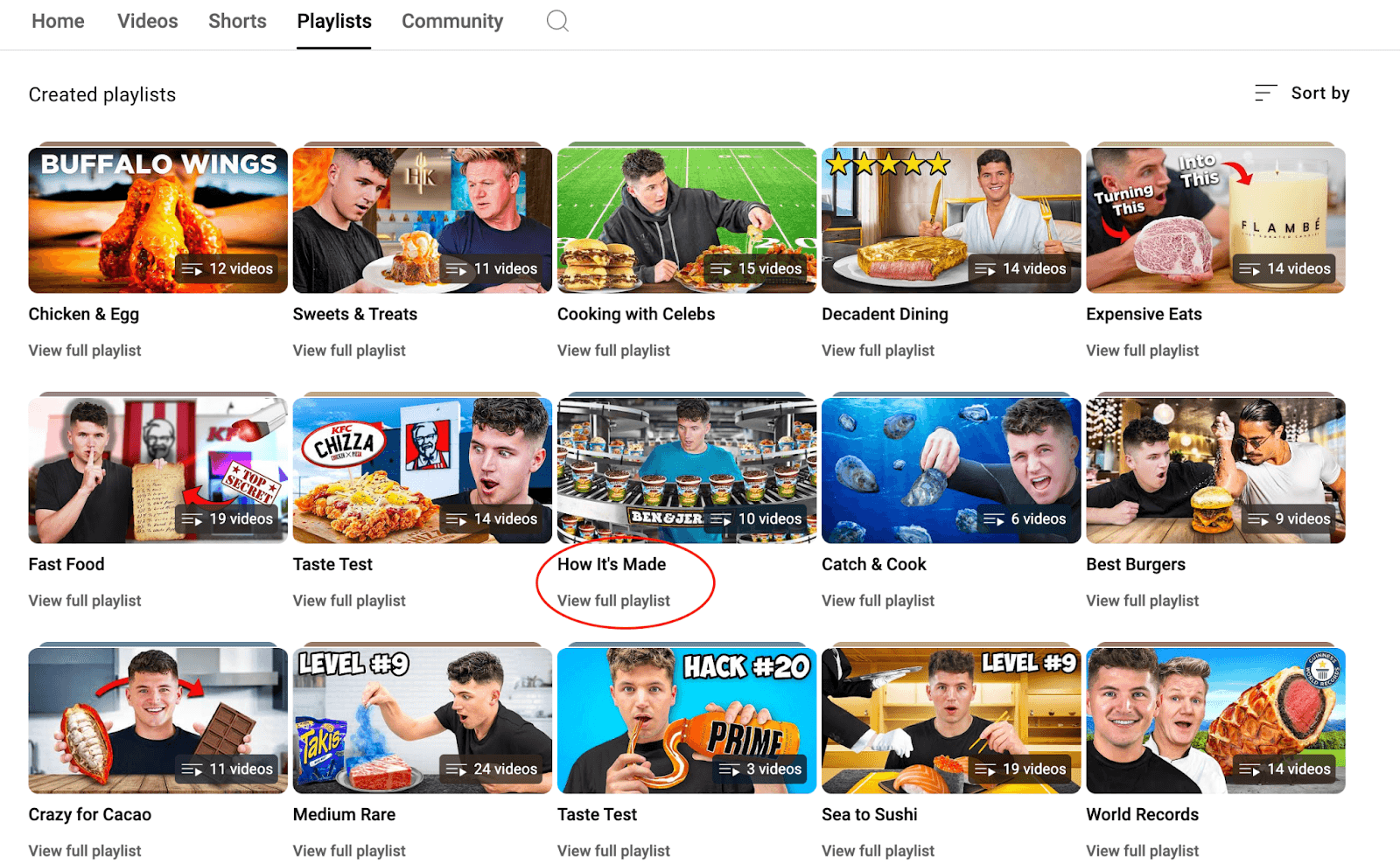 how to get more views on youtube: add the video to a playlist