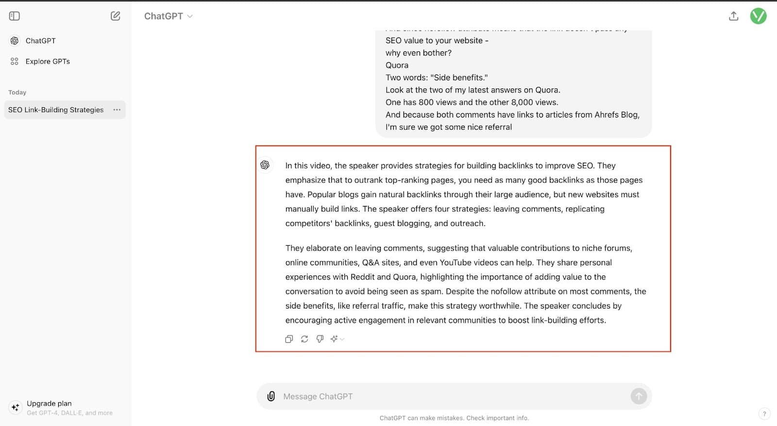 How to Summarize YouTube Videos with ChatGPT