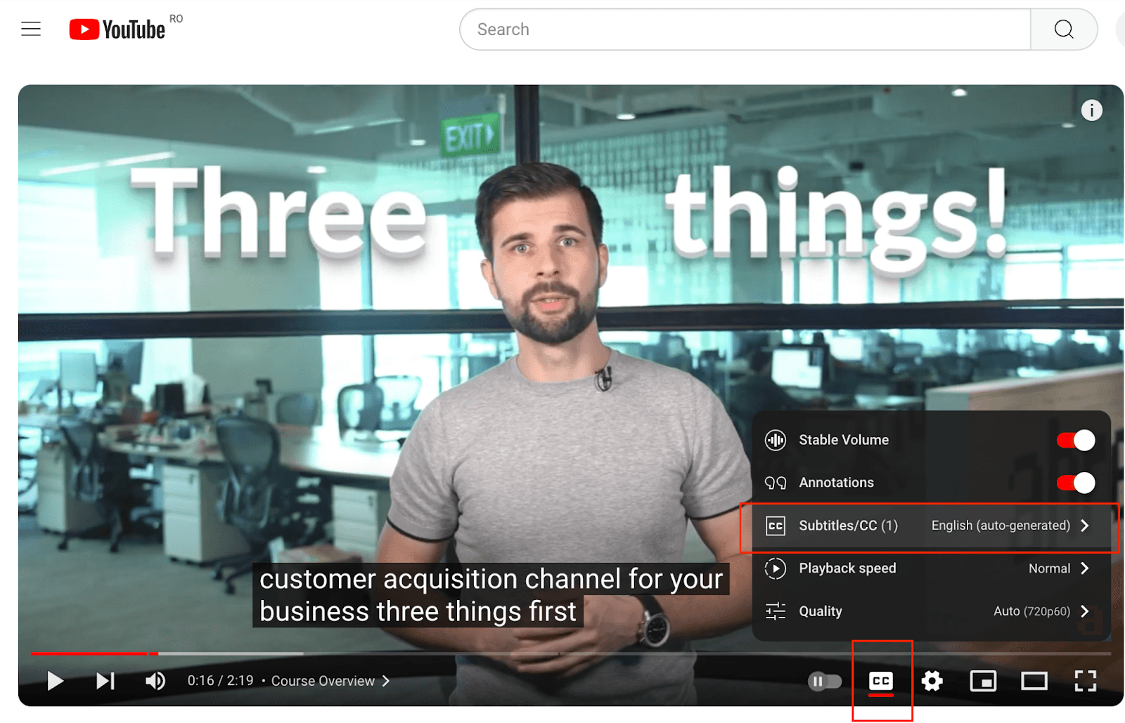 how to translate youtube videos with automatic subtitles