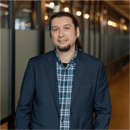 Portrait of Cristian Scarlat.