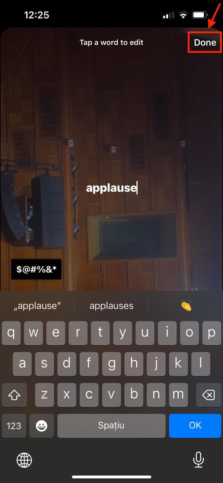 edit captions Instagram Reels