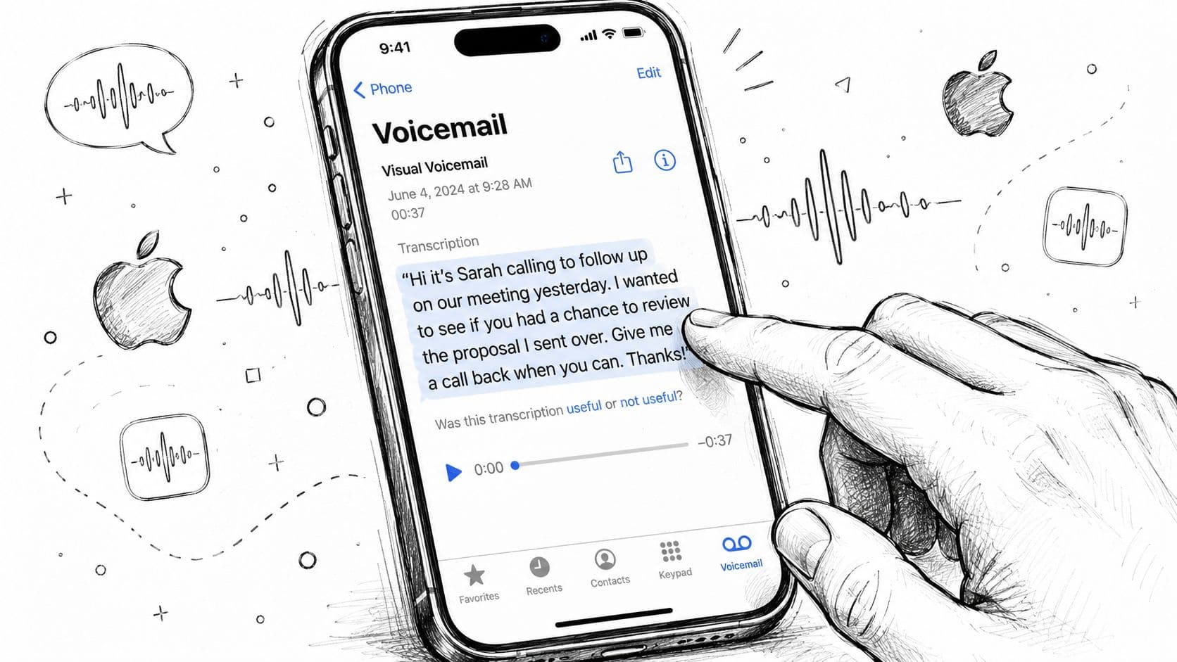 Master Apple's Built-in Voicemail Transcription