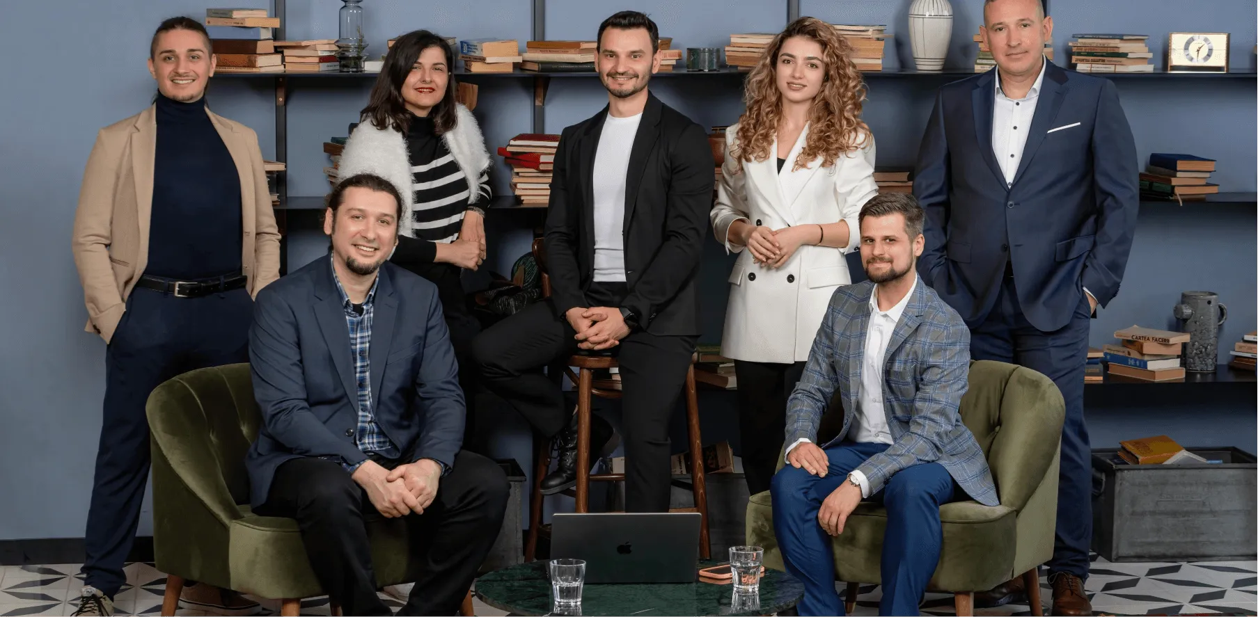 The Vatis Tech team together, photographed at the start of 2023.