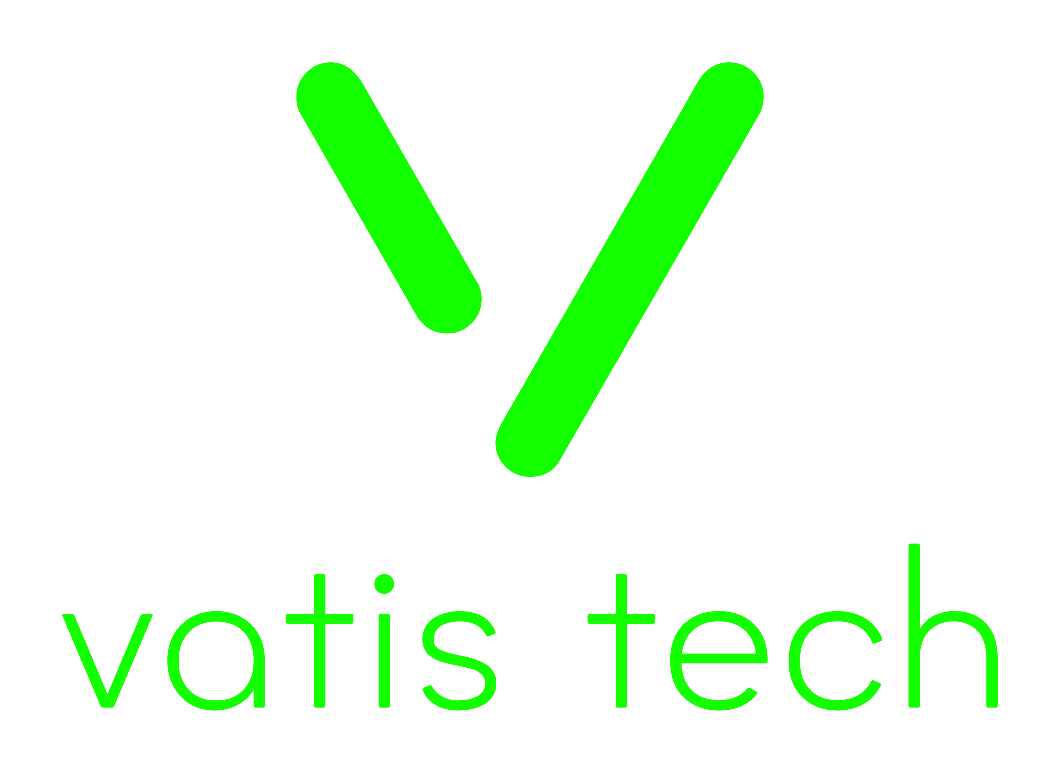 Vatis Tech Neon Logo